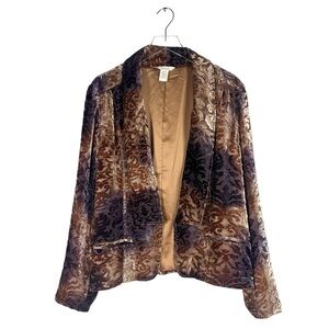 Sundance Purple and Brown Velvet Jacket